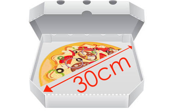 Obrázek pro kategorii Krabice na pizzu 30 cm